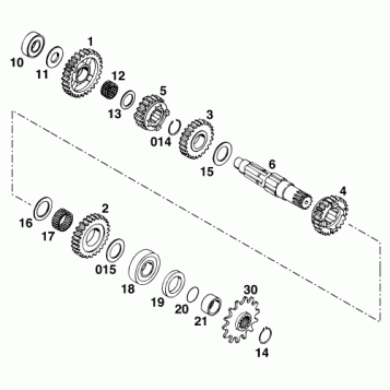 TRANSMISSION II - COUNTERSHAFT