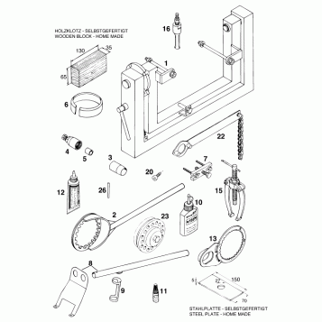 Special tools (engine)