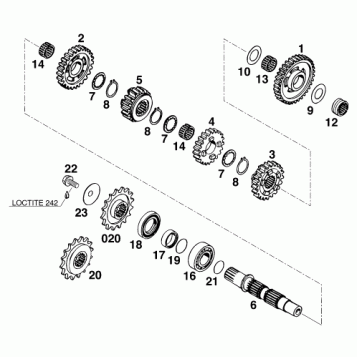 TRANSMISSION II - COUNTERSHAFT