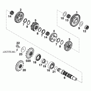 TRANSMISSION II - COUNTERSHAFT