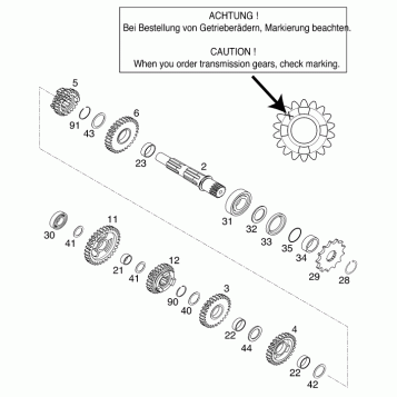 TRANSMISSION II - COUNTERSHAFT