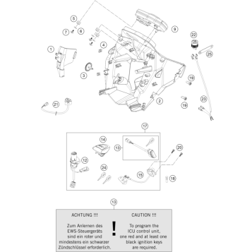 INSTRUMENTS / LOCK SYSTEM
