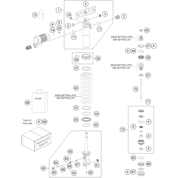 SHOCK ABSORBER DISASSEMBLED
