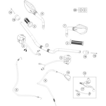 HANDLEBAR, CONTROLS