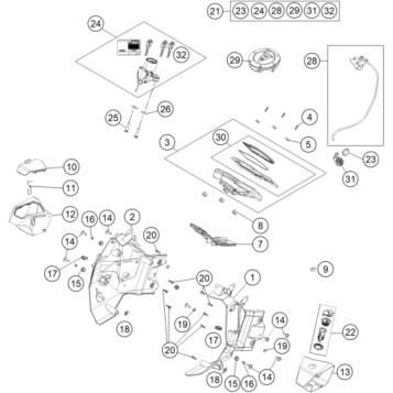INSTRUMENTS / LOCK SYSTEM