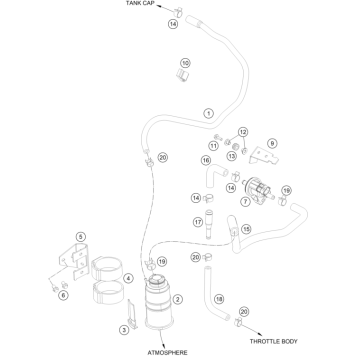 EVAPORATIVE CANISTER