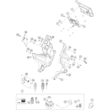 INSTRUMENTS / LOCK SYSTEM