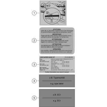 TECHNIC INFORMATION STICKER