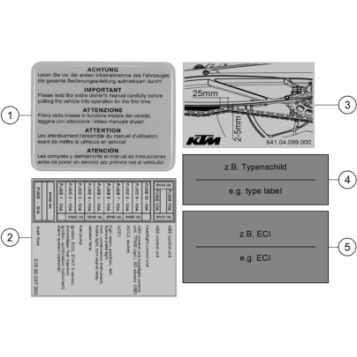 TECHNIC INFORMATION STICKER