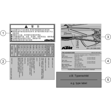 TECHNIC INFORMATION STICKER