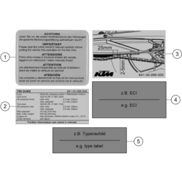TECHNIC INFORMATION STICKER