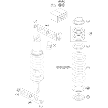 SHOCK ABSORBER DISASSEMBLED