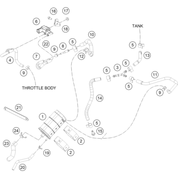 EVAPORATIVE CANISTER