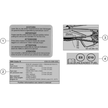 TECHNIC INFORMATION STICKER