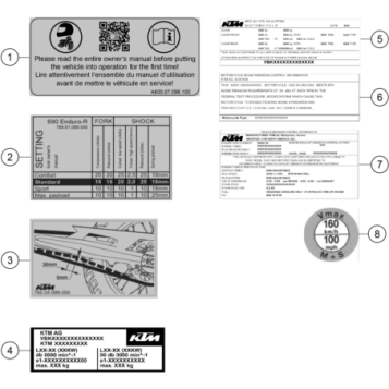 TECHNIC INFORMATION STICKER