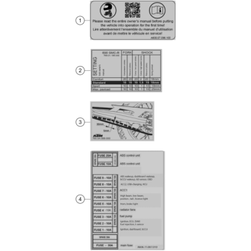 TECHNIC INFORMATION STICKER