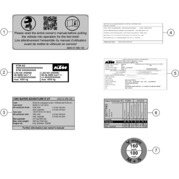 TECHNIC INFORMATION STICKER