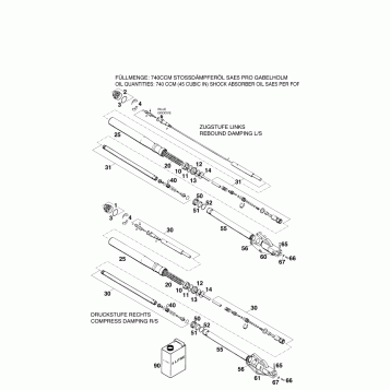 FRONT FORK DISASSEMBLED