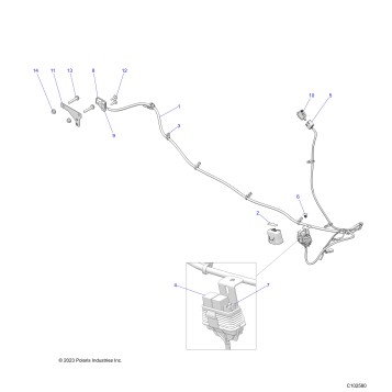 ELECTRICAL, ACCESSORY HARNESS - A25SEK57A4 (C102580)