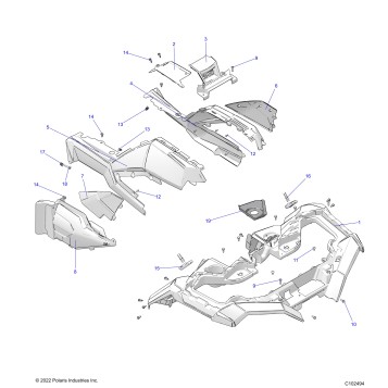 BODY, FRONT CAB and SIDE PANELS - A20SLZ95AE (C102494)