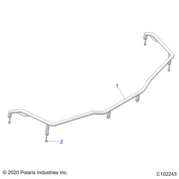 BODY, FRONT RACK EXTENDER - A24S6E57A1 (C102243)