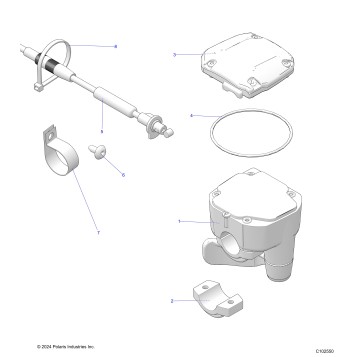 STEERING, CONTROLS, THROTTLE ASM. and CABLE - A26SDA57A7 (C102550)