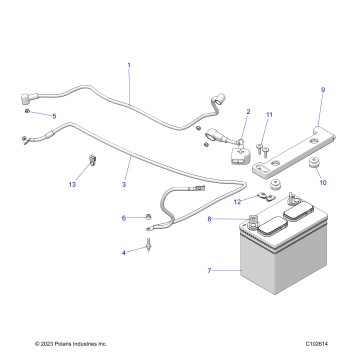 ELECTRICAL BATTERY - A26SDA57A7 (C102614)