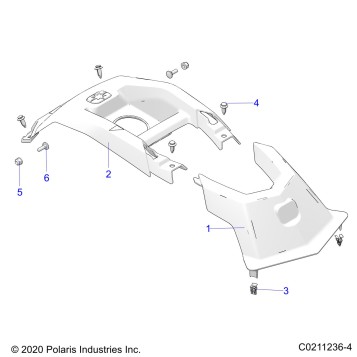 BODY, FRONT COVER - A21SEZ57AM/AN/BM/BN (C0211236-4)