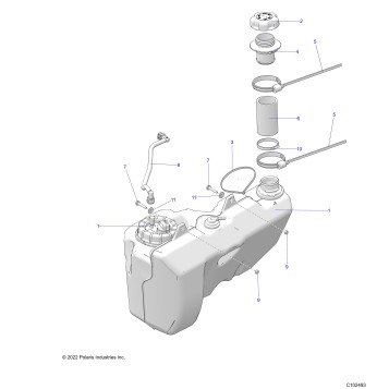FUEL SYSTEM, FUEL TANK - A23SGE95AN (C102493)