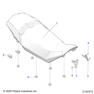 BODY, SEAT - A23SGE95AN (C102272)
