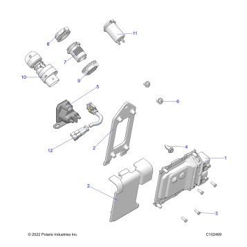 ELECTRICAL, SWITCHES, SENSORS and ECM - A26SEE50B1/B4/ (C102469)