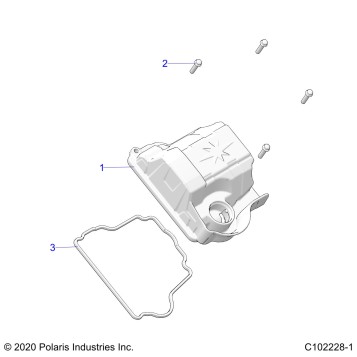 ENGINE, VALVE COVER - A26SEE50B1/B4 (C102228-1)