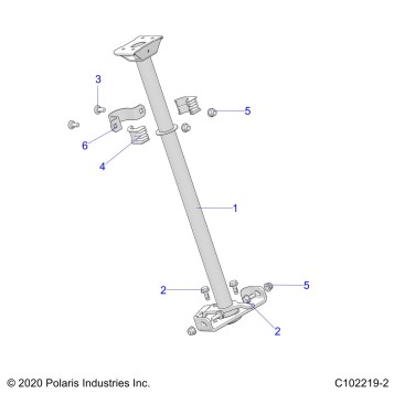 STEERING, STEERING POST - A23SVA85A3 (C102219-2)