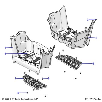 BODY, FOOTWELLS - A23SVA85A3 (C102374-14)
