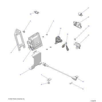 ELECTRICAL, SWITCHES, SENSORS and ECM - A24S6E57A1 (C102476)
