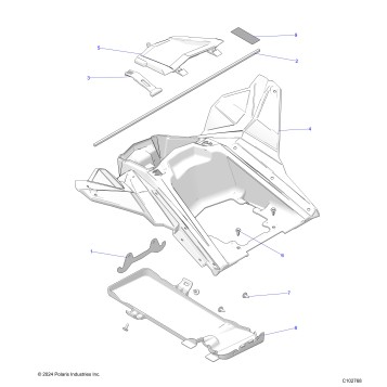 BODY, STORAGE, REAR - A25SGE95AT (C102768)