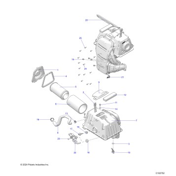 ENGINE, AIR INTAKE - A25SVA85A4 (C102752)