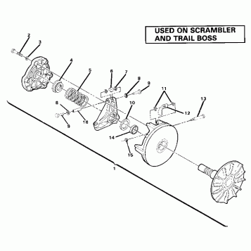 Drive Clutch Assembly. (4910981098035A)