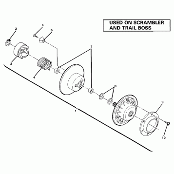 Driven Clutch Assembly. (4910981098036A)