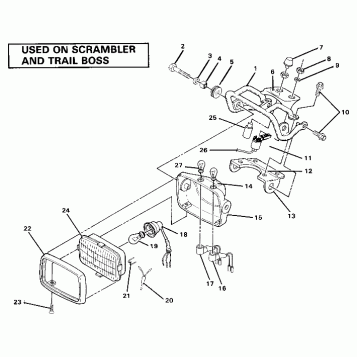 Head Light Assembly. (4911701170011A)