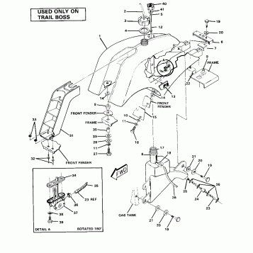 Fuel Tank Assembly-Trail Boss (4911701170012A)
