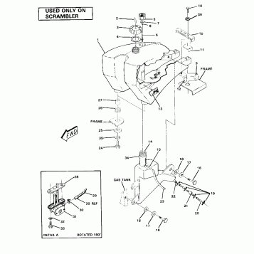 Fuel Tank Assembly-Scrambler (4911701170014A)