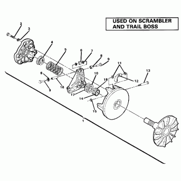 Drive Clutch Assembly. (4911701170035A)