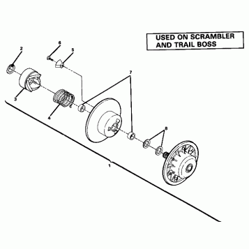 Driven Clutch Assembly. (4911701170036A)