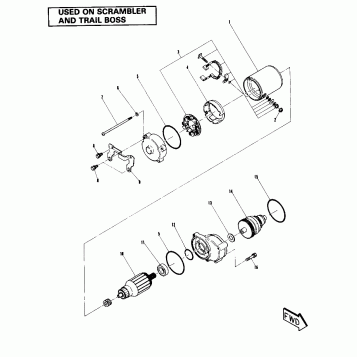 Starting Motor Assembly (4911701170050A)