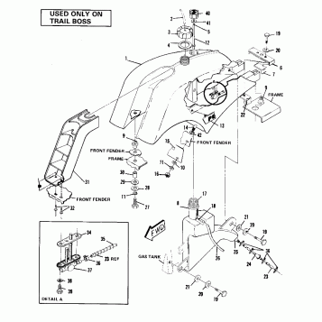 Fuel Tank Assembly-Trail Boss (4911991199012A)