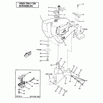 Fuel Tank Assembly-Scrambler (4911991199014A)