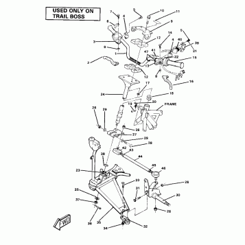 Steering Assembly-Trail Boss (4911991199016A)