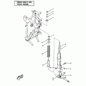 Strut Assembly-Trail Boss (4911991199024A)
