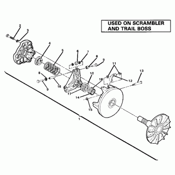 Drive Clutch Assembly. (4911991199035A)